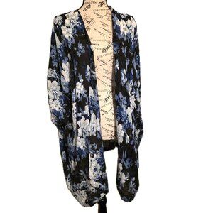 Loft Blue Floral Cover Up